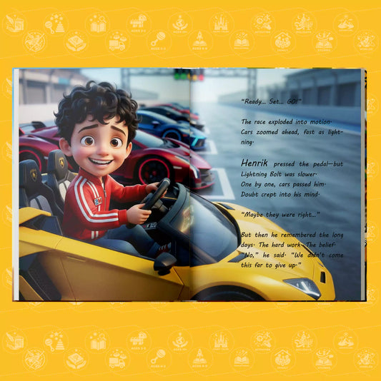 Henrik WINS THE RACE